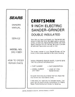 Preview for 12 page of Craftsman 315.115051 Owner'S Manual