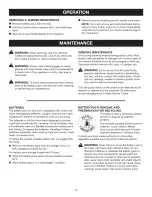 Preview for 13 page of Craftsman 315.115122 Operator'S Manual