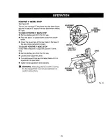 Preview for 23 page of Craftsman 315.115161 Operator'S Manual