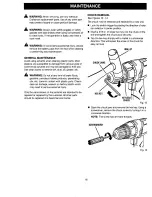 Предварительный просмотр 16 страницы Craftsman 315.115370 Operator'S Manual