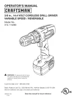 Craftsman 315.115390 Operator'S Manual preview