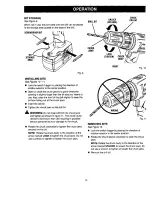 Предварительный просмотр 14 страницы Craftsman 315.115410 Operator'S Manual