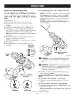 Preview for 15 page of Craftsman 315.115470 Operator'S Manual