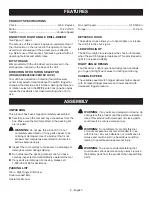 Preview for 6 page of Craftsman 315.115760 Operator'S Manual