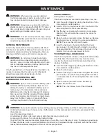 Preview for 9 page of Craftsman 315.115760 Operator'S Manual