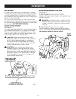 Preview for 14 page of Craftsman 315.115780 Operator'S Manual