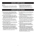 Preview for 4 page of Craftsman 315.115790 Operator'S Manual