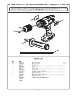 Предварительный просмотр 2 страницы Craftsman 315.115800 Repair Sheet