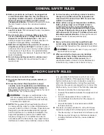 Предварительный просмотр 4 страницы Craftsman 315.115940 Operator'S Manual