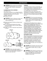 Предварительный просмотр 11 страницы Craftsman 315.116211 Owner'S Manual