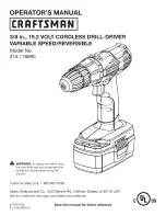 Craftsman 315.116890 Operator'S Manual preview