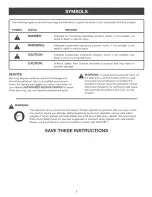 Preview for 6 page of Craftsman 315.116900 Operator'S Manual