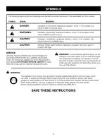 Предварительный просмотр 6 страницы Craftsman 315.117280 Operator'S Manual