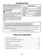 Preview for 4 page of Craftsman 315.171020 Owner'S Manual