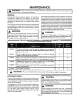 Preview for 10 page of Craftsman 315.171020 Owner'S Manual