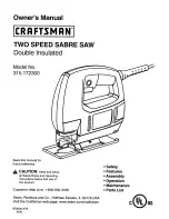 Craftsman 315.172300 Owner'S Manual preview