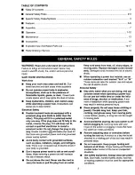 Preview for 2 page of Craftsman 315.172300 Owner'S Manual