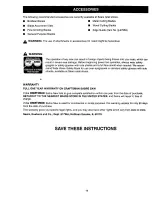 Preview for 14 page of Craftsman 315.172300 Owner'S Manual