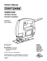 Craftsman 315.172310 Owner'S Manual предпросмотр