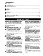 Preview for 2 page of Craftsman 315.172311 Owner'S Manual