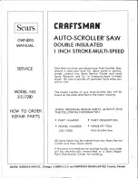 Preview for 10 page of Craftsman 315.17280 Owner'S Manual