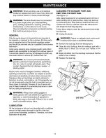 Preview for 14 page of Craftsman 315.173700 Operator'S Manual