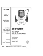 Предварительный просмотр 1 страницы Craftsman 315.174921 Owner'S Manual