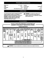 Предварительный просмотр 5 страницы Craftsman 315.175 Owner'S Manual