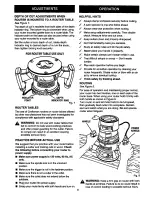 Предварительный просмотр 9 страницы Craftsman 315.175 Owner'S Manual