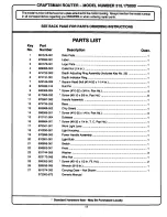 Предварительный просмотр 17 страницы Craftsman 315.175 Owner'S Manual