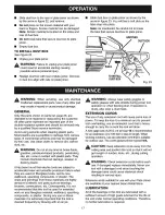 Предварительный просмотр 17 страницы Craftsman 315.175011 Operator'S Manual