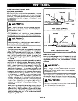 Preview for 16 page of Craftsman 315.17504 Owner'S Manual