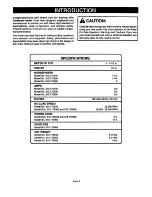 Предварительный просмотр 6 страницы Craftsman 315.175040 Owner'S Manual