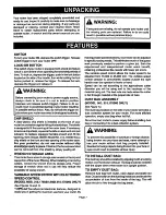 Предварительный просмотр 7 страницы Craftsman 315.175040 Owner'S Manual
