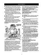 Preview for 11 page of Craftsman 315.175070 Owner'S Manual