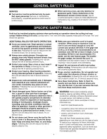 Preview for 4 page of Craftsman 315.175100 Operator'S Manual