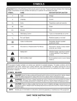 Preview for 5 page of Craftsman 315.175100 Operator'S Manual