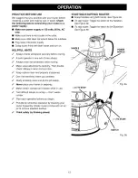 Preview for 12 page of Craftsman 315.175100 Operator'S Manual