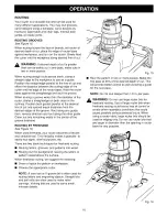 Preview for 16 page of Craftsman 315.175100 Operator'S Manual