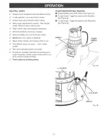 Preview for 12 page of Craftsman 315.175101 Operator'S Manual