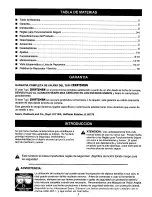 Preview for 20 page of Craftsman 315.175140 Operator'S Manual