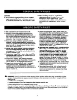 Preview for 4 page of Craftsman 315.175170 Operator'S Manual