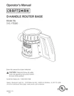 Craftsman 315.175300 Operator'S Manual preview