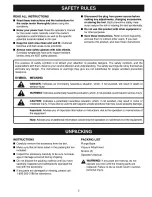 Предварительный просмотр 3 страницы Craftsman 315.175320 Operator'S Manual