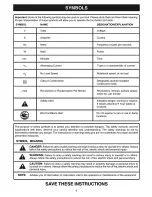 Preview for 6 page of Craftsman 315.175501 Operator'S Manual