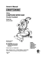 Craftsman 315.2121O0 Owner'S Manual preview