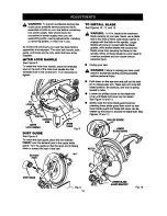 Preview for 13 page of Craftsman 315.2121O0 Owner'S Manual