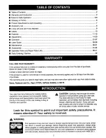 Preview for 2 page of Craftsman 315.212240 Operator'S Manual