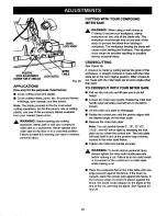 Preview for 20 page of Craftsman 315.212240 Operator'S Manual