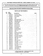 Preview for 37 page of Craftsman 315.212240 Operator'S Manual